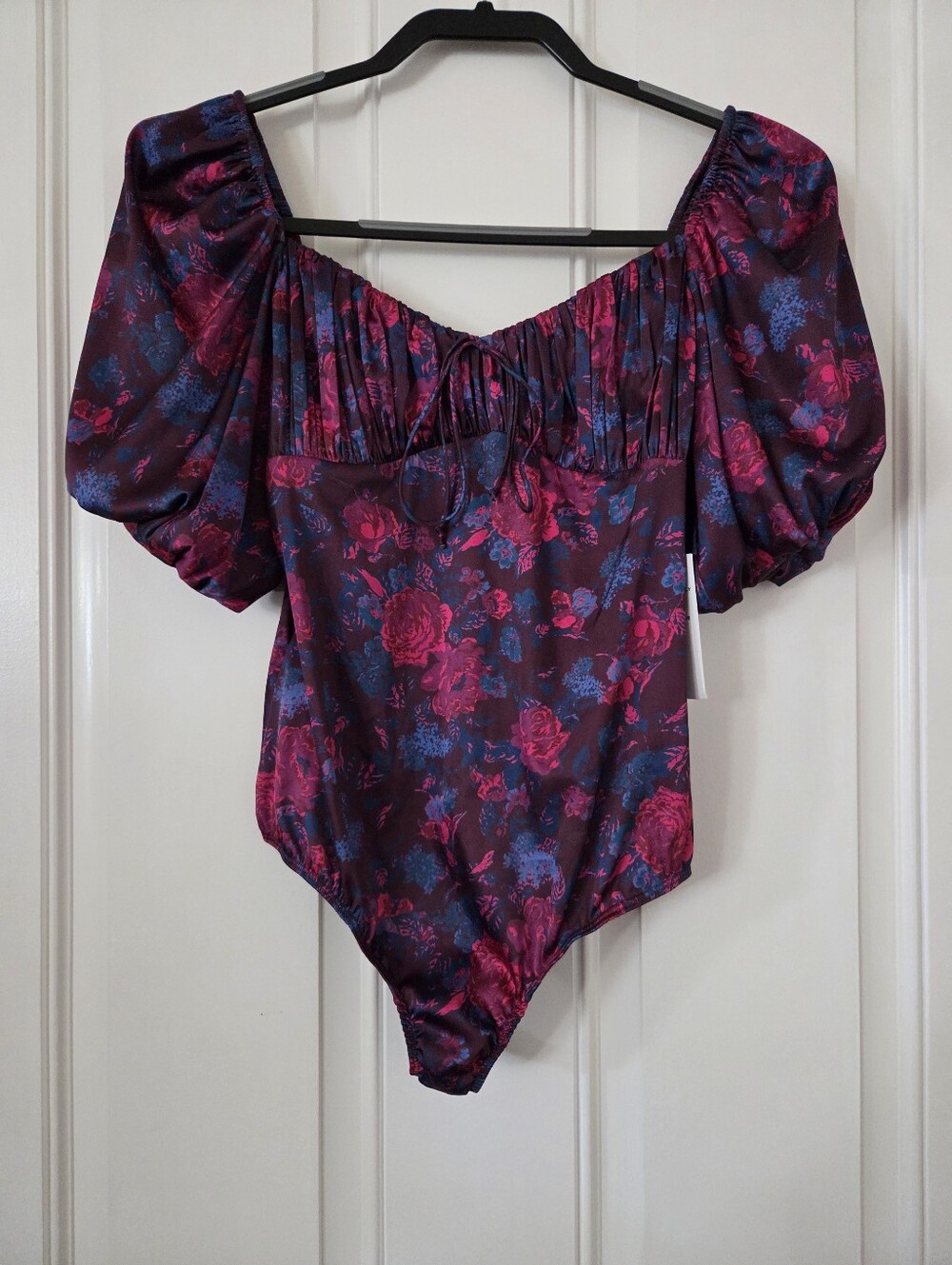 For Love And Lemons Pixie Tinsel Floral Bodysuit Women's Medium